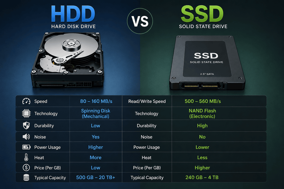 SSD vs HDD