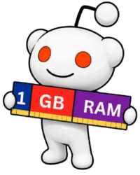 Follow 1GBRAM on Reddit